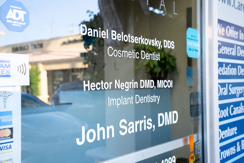 sign door